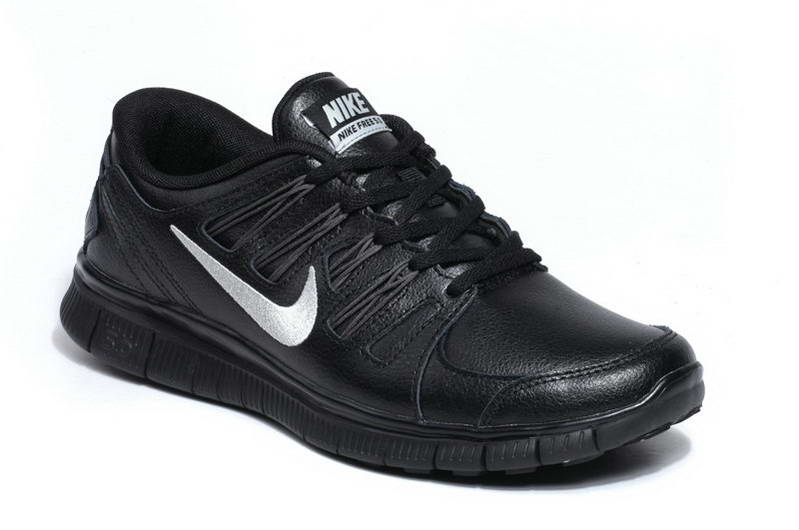 Nike Free 5.0 Fur mens and womens shoes Black silver (3)
